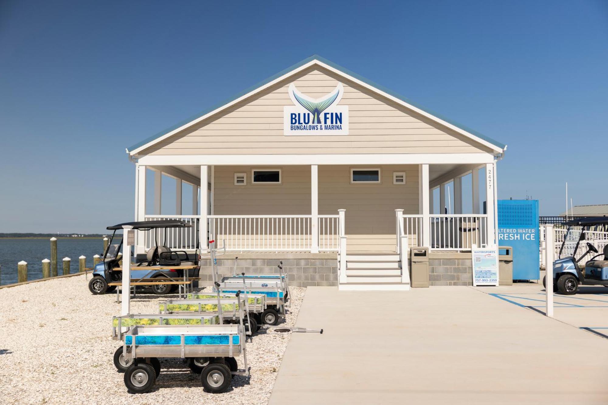 Blufin Bungalows & Marina Chincoteague Exterior foto
