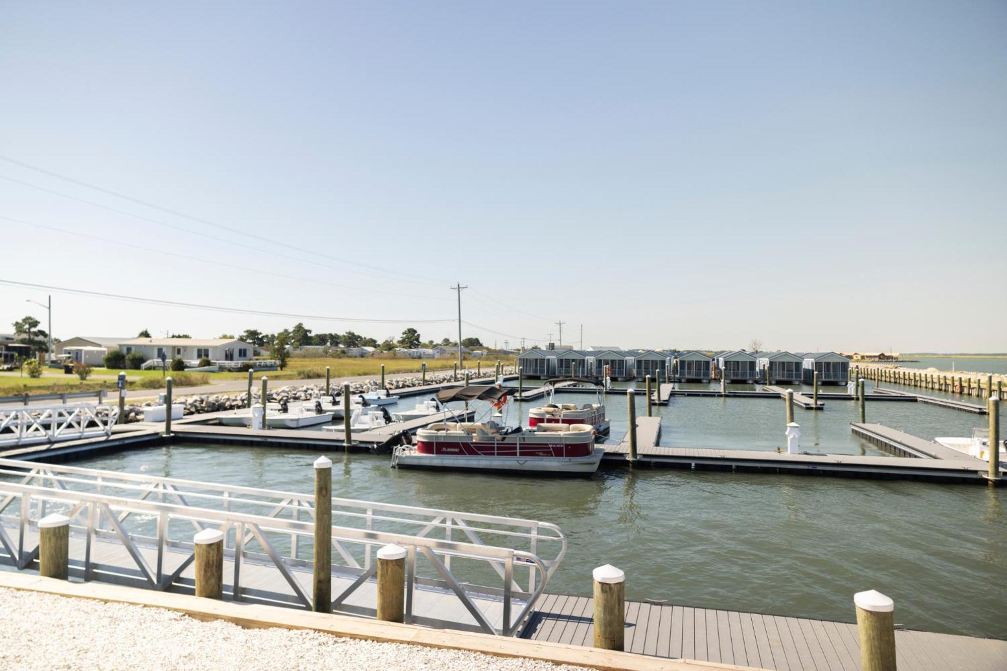 Blufin Bungalows & Marina Chincoteague Exterior foto