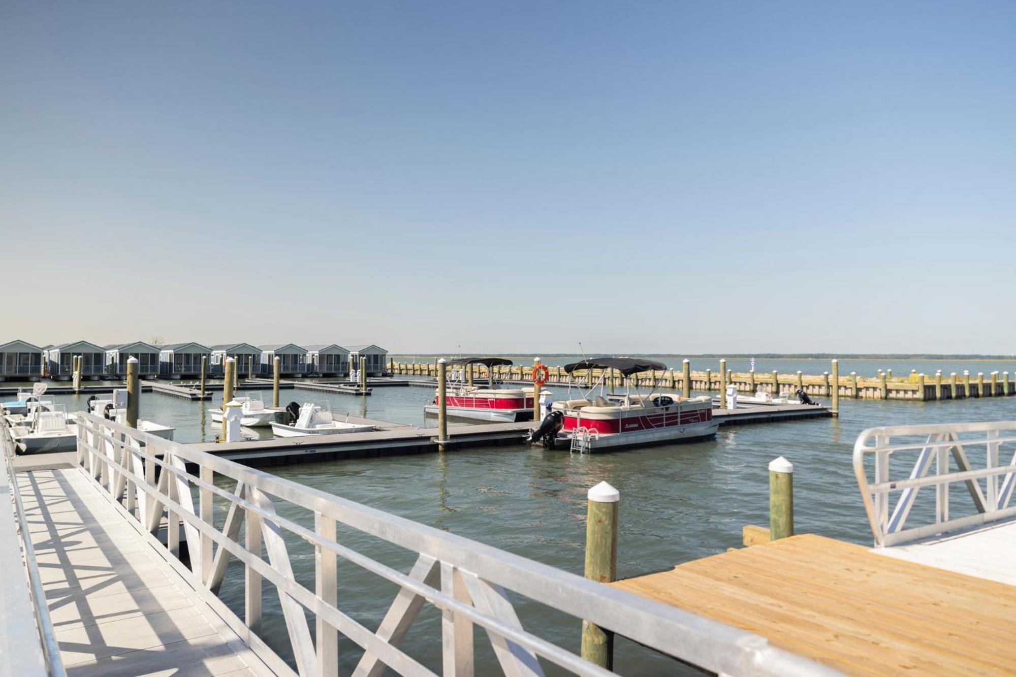 Blufin Bungalows & Marina Chincoteague Exterior foto