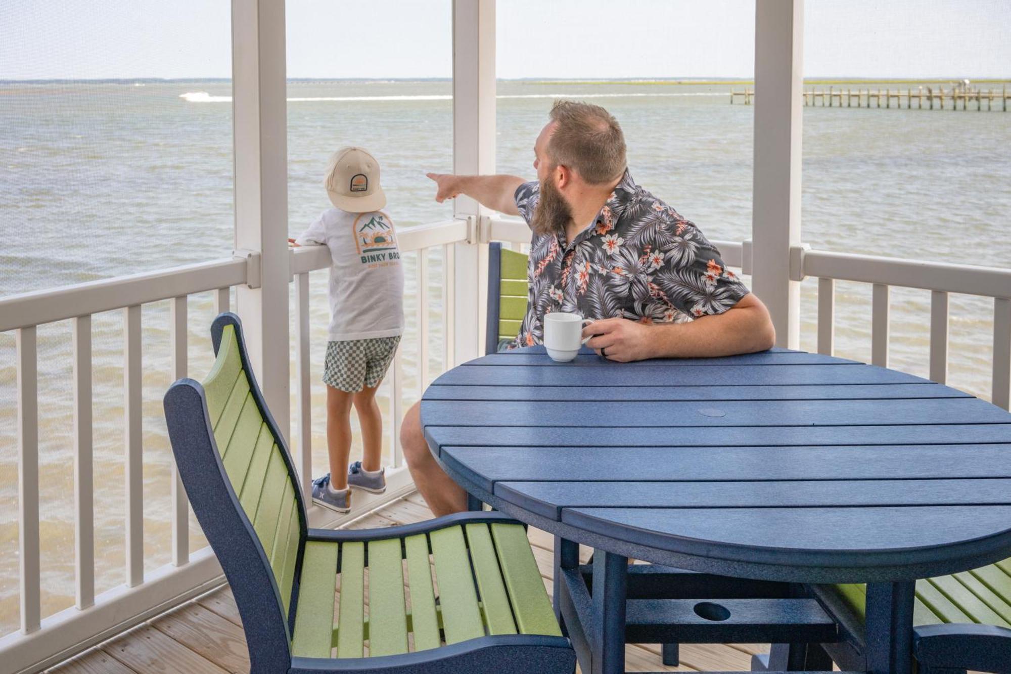 Blufin Bungalows & Marina Chincoteague Habitación foto
