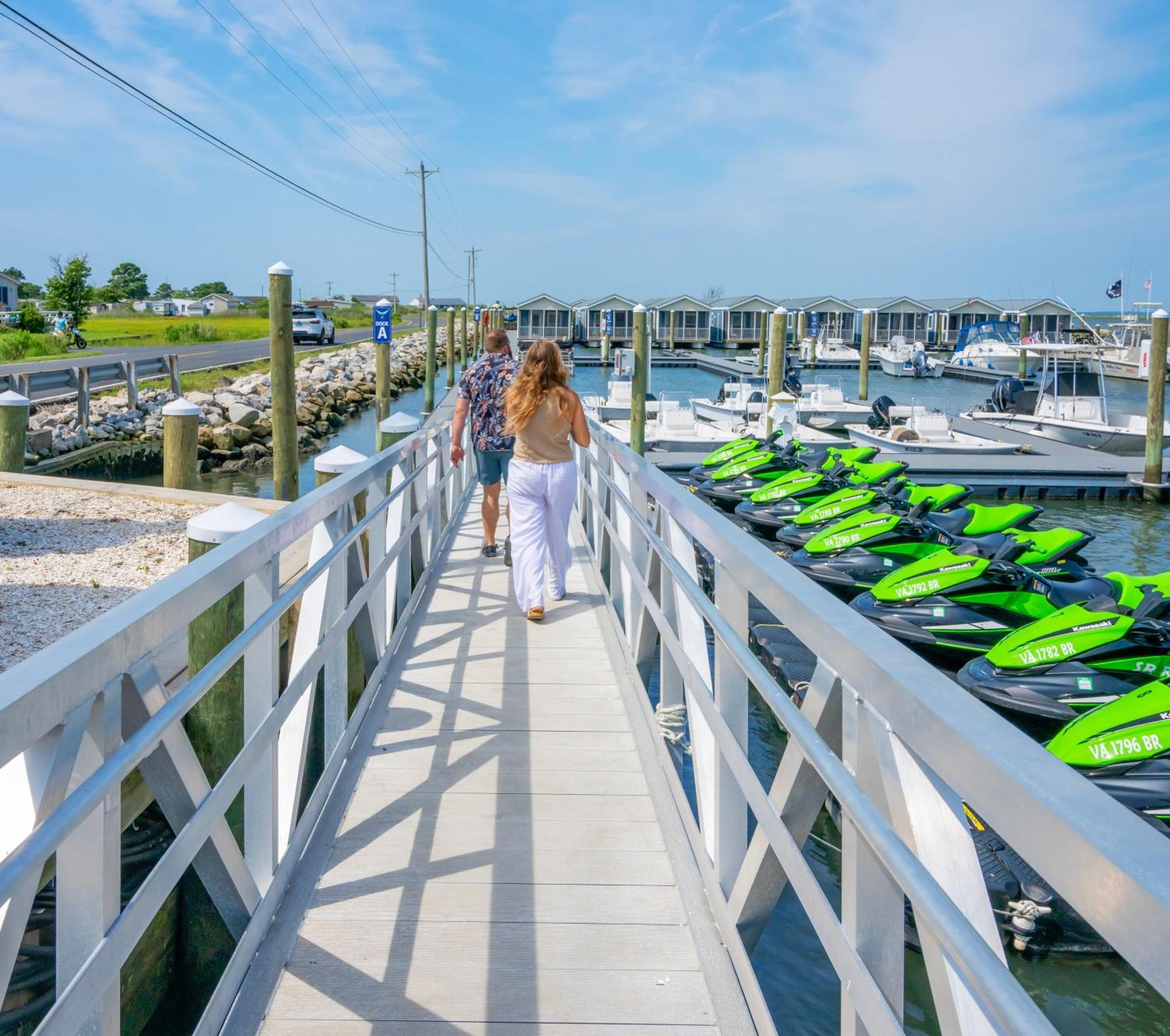 Blufin Bungalows & Marina Chincoteague Exterior foto